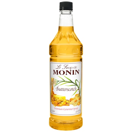 MONIN Monin Butterscotch Syrup 1 Liter Bottle, PK4 M-FR112F